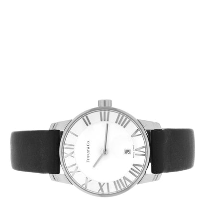 Tiffany Stainless Steel Calfskin 29mm Atlas 2-Hand Quartz Watch 2 of 4