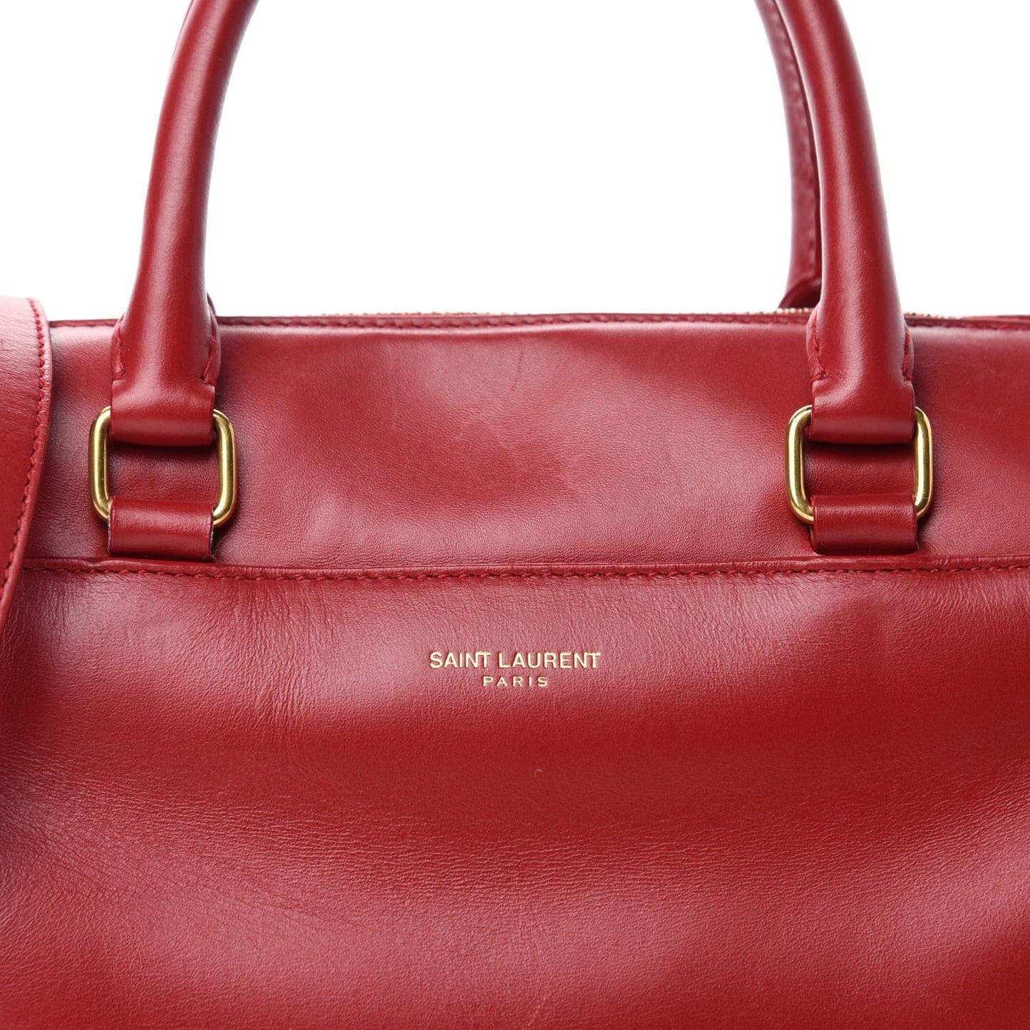Calfskin Classic Baby Duffle Red