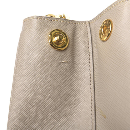 Prada Saffiano Medium Galleria Double Zip Tote Pomice 9 of 15