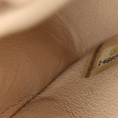Chanel Lambskin Quilted Medium Double Flap Beige 7 of 9