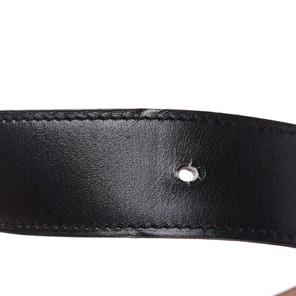 Hermes Box Togo 32mm H Belt 100 Black Gold 6 of 9