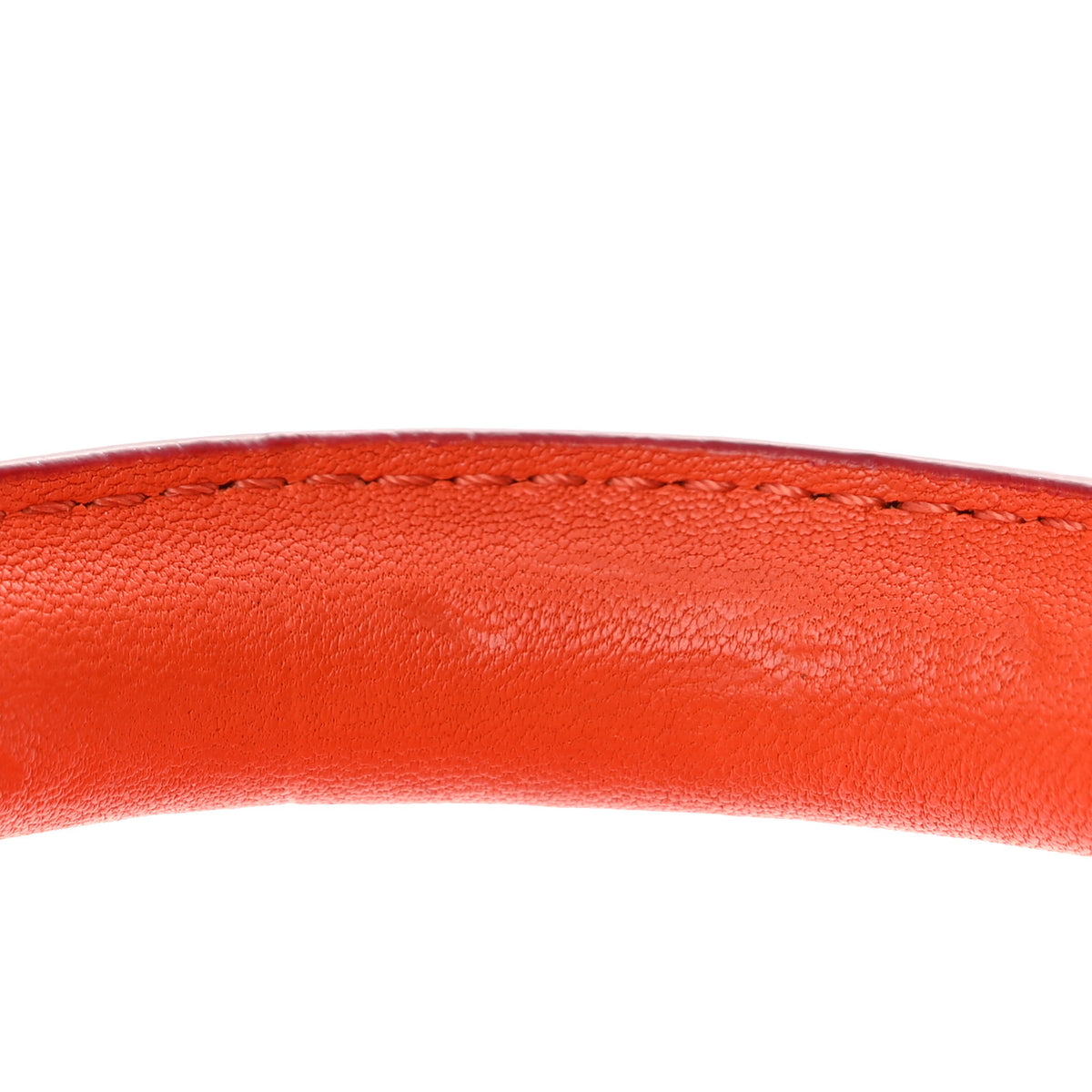 Nappa Small Roman Stud The Handle Bag Orange Zest