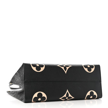 Louis Vuitton Empreinte Monogram Giant Crafty Onthego GM Black Creme 4 of 9