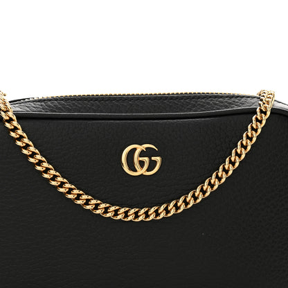 Gucci Dollar Calfskin Super Mini GG Marmont Chain Shoulder Bag Black 8 of 11