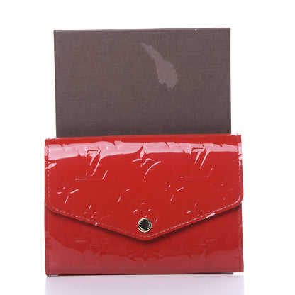 Louis Vuitton Vernis Sarah Compact Wallet Cherry 8 of 8