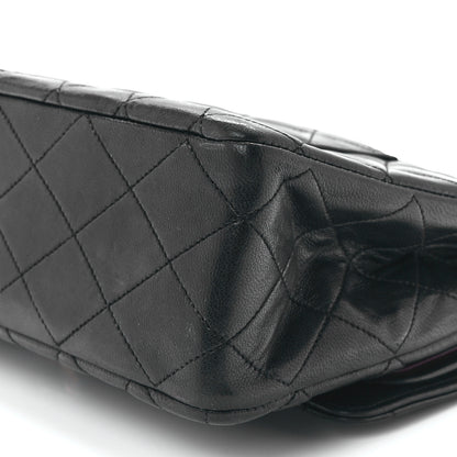 Chanel Lambskin Quilted Medium Double Flap Black 11 of 11