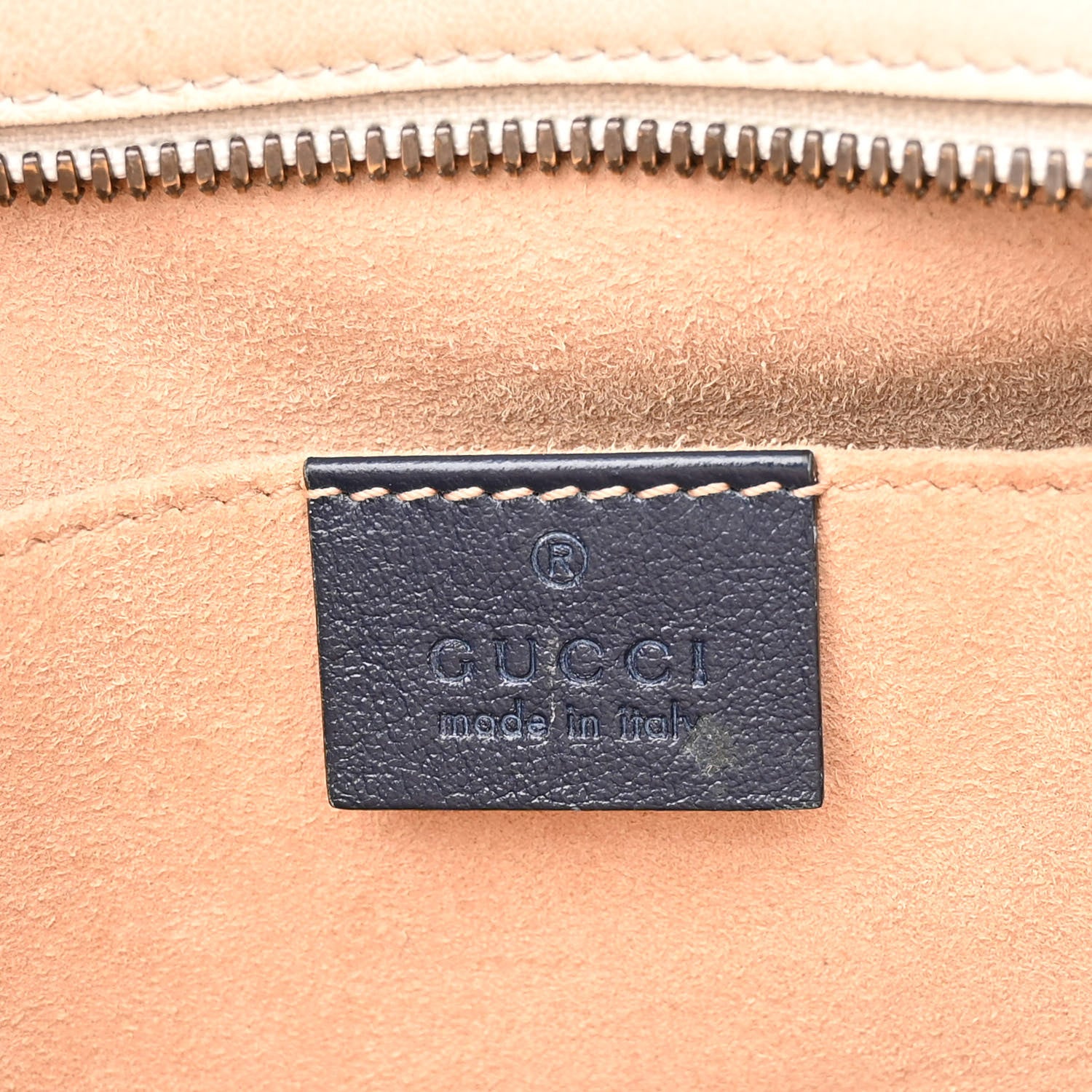 Gucci Vintage Effect Calfskin Matelasse Diagonal Small Torchon GG Marmont Chain Shoulder Bag Mystic White Blue Agata 6 of 20
