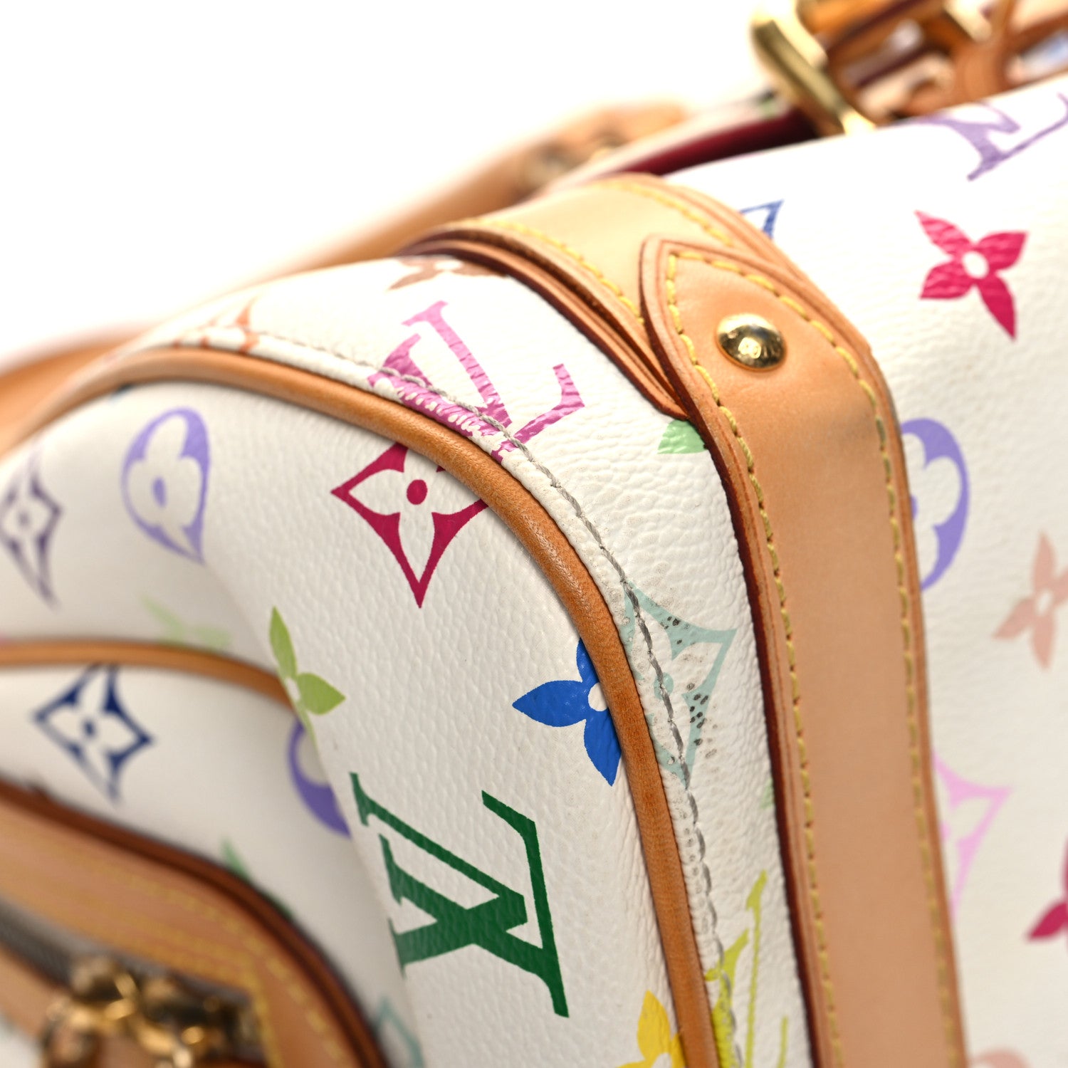 Louis Vuitton Monogram Multicolor Priscilla White 8 of 15