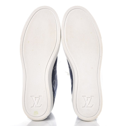 Louis Vuitton Monogram Denim Punchy Sneakers 35.5 Blue 5 of 9