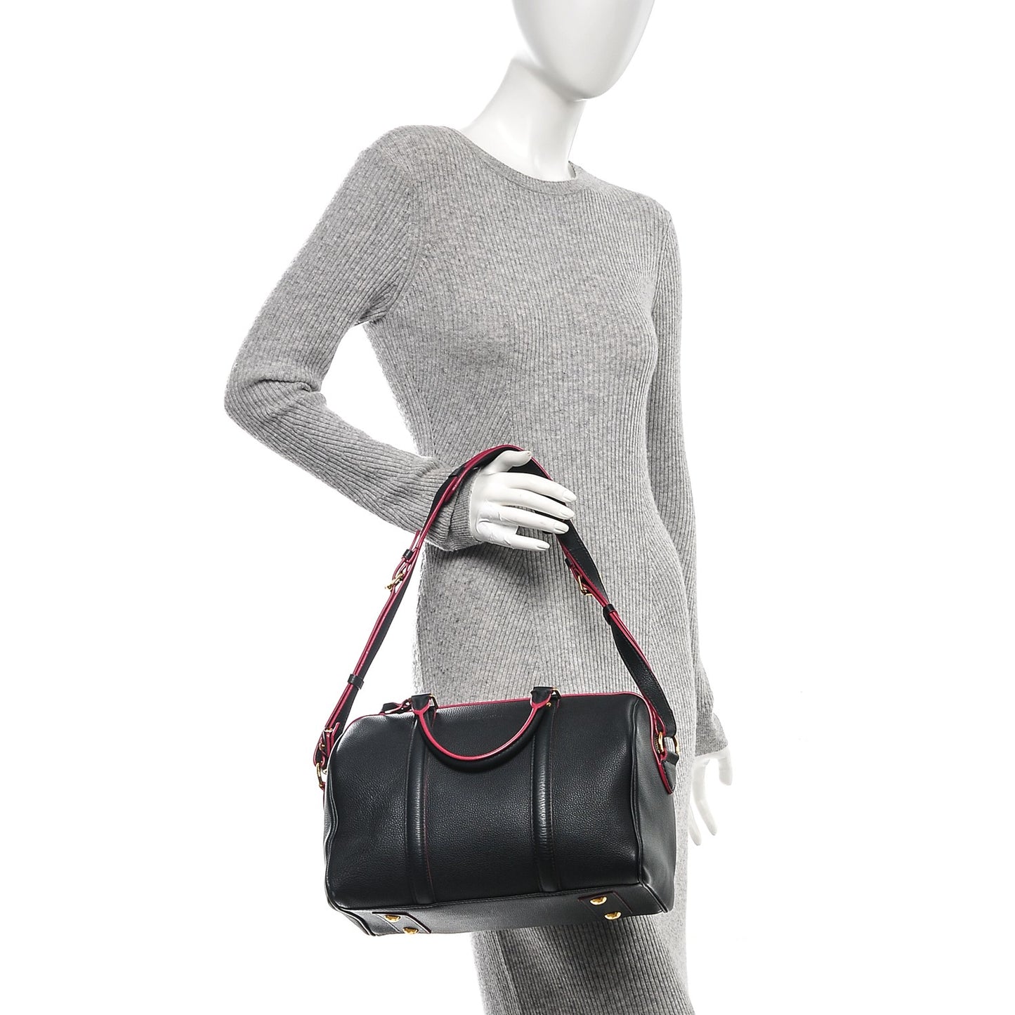 Veau Cachemire SC Bag PM Cobalt Fuchsia