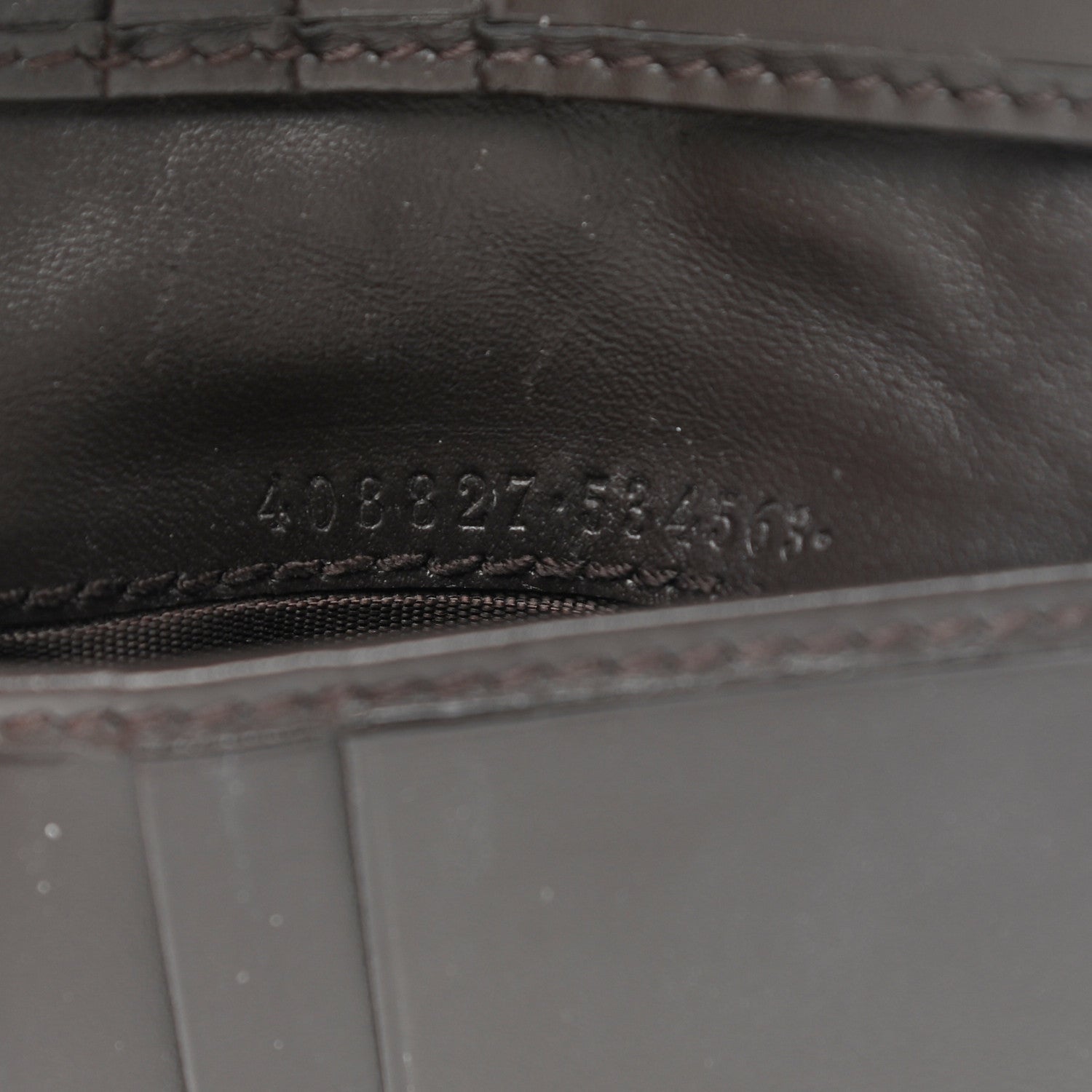 Gucci GG Supreme Monogram Selleria Calfskin Web New Web Bi-Fold Wallet Beige Ebony Cocoa 7 of 8