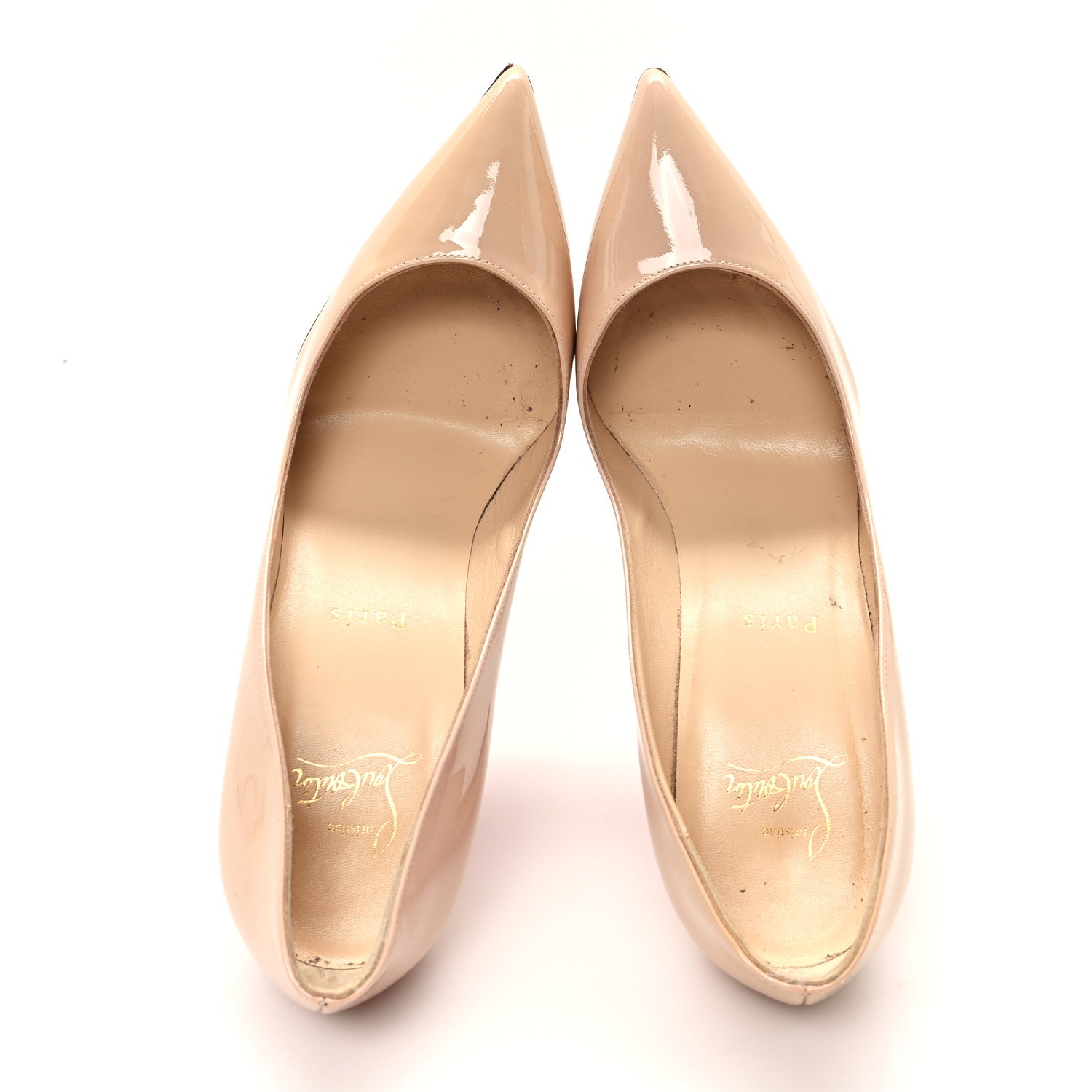 Christian Louboutin Patent So Kate 120 Pumps 39 Poudre 2 of 10