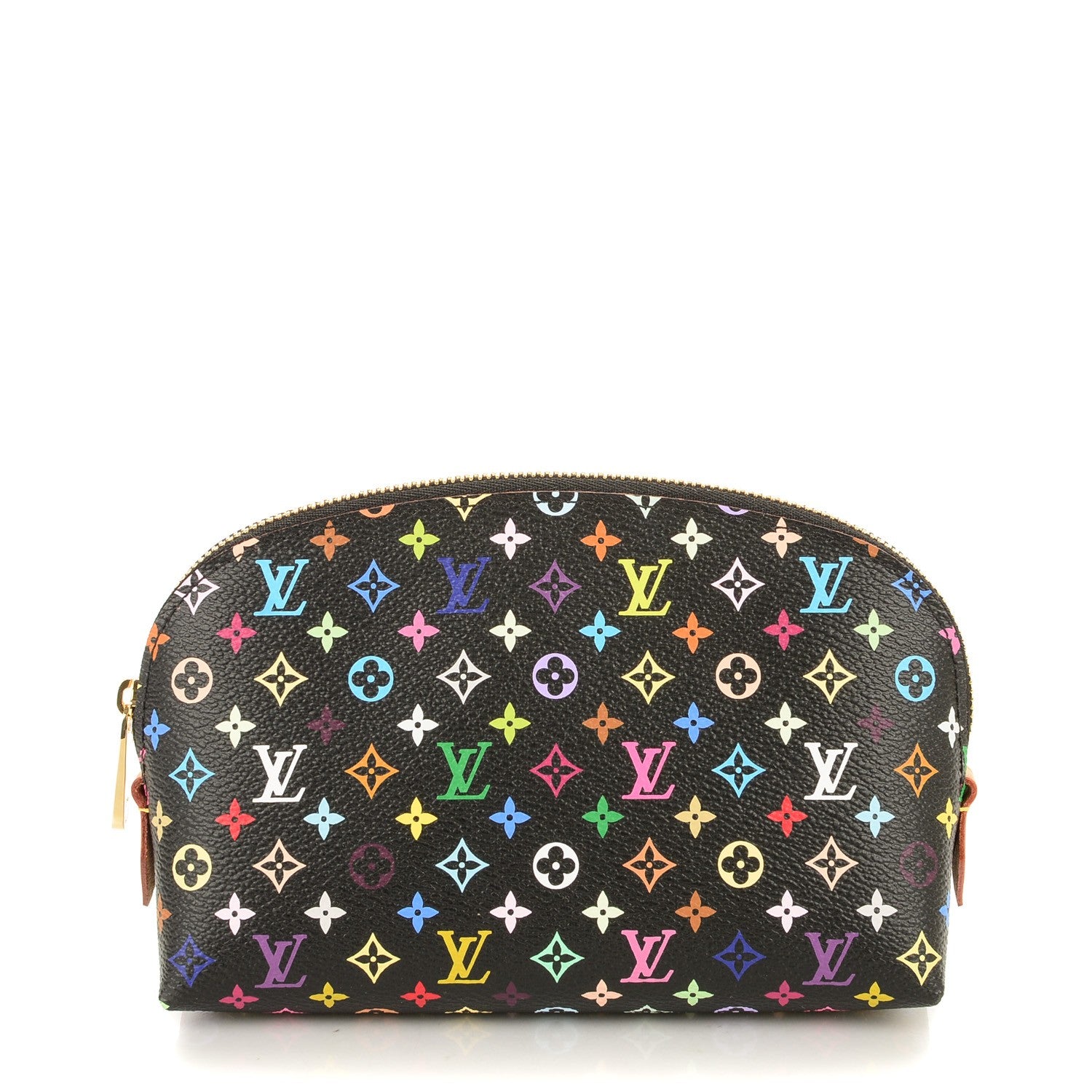 Louis Vuitton Monogram Multicolor Cosmetic Pouch Black Grenade 1 of 7