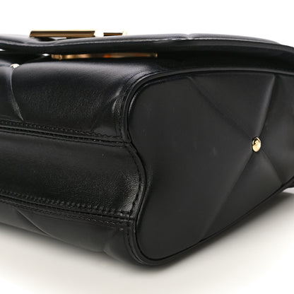 Louis Vuitton Lambskin Quilted Twist MM Black 10 of 19