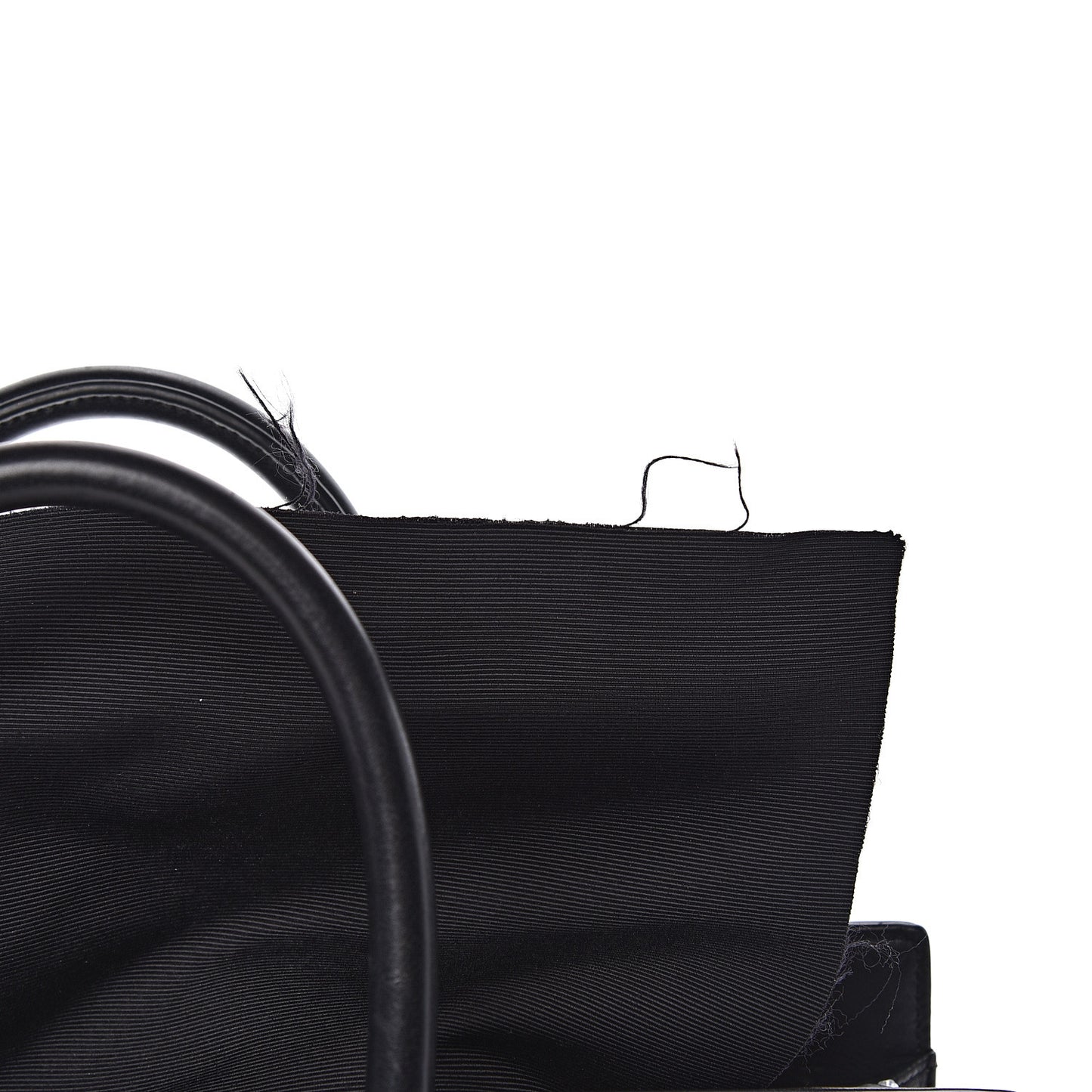 Patent Calfskin Small Sac de Jour Black