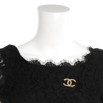 Chanel CC Brooch Light Gold 2 of 5