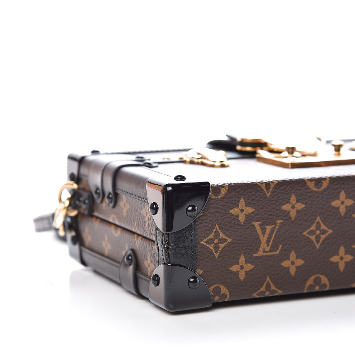 Louis Vuitton Monogram Petite Malle Black 5 of 9
