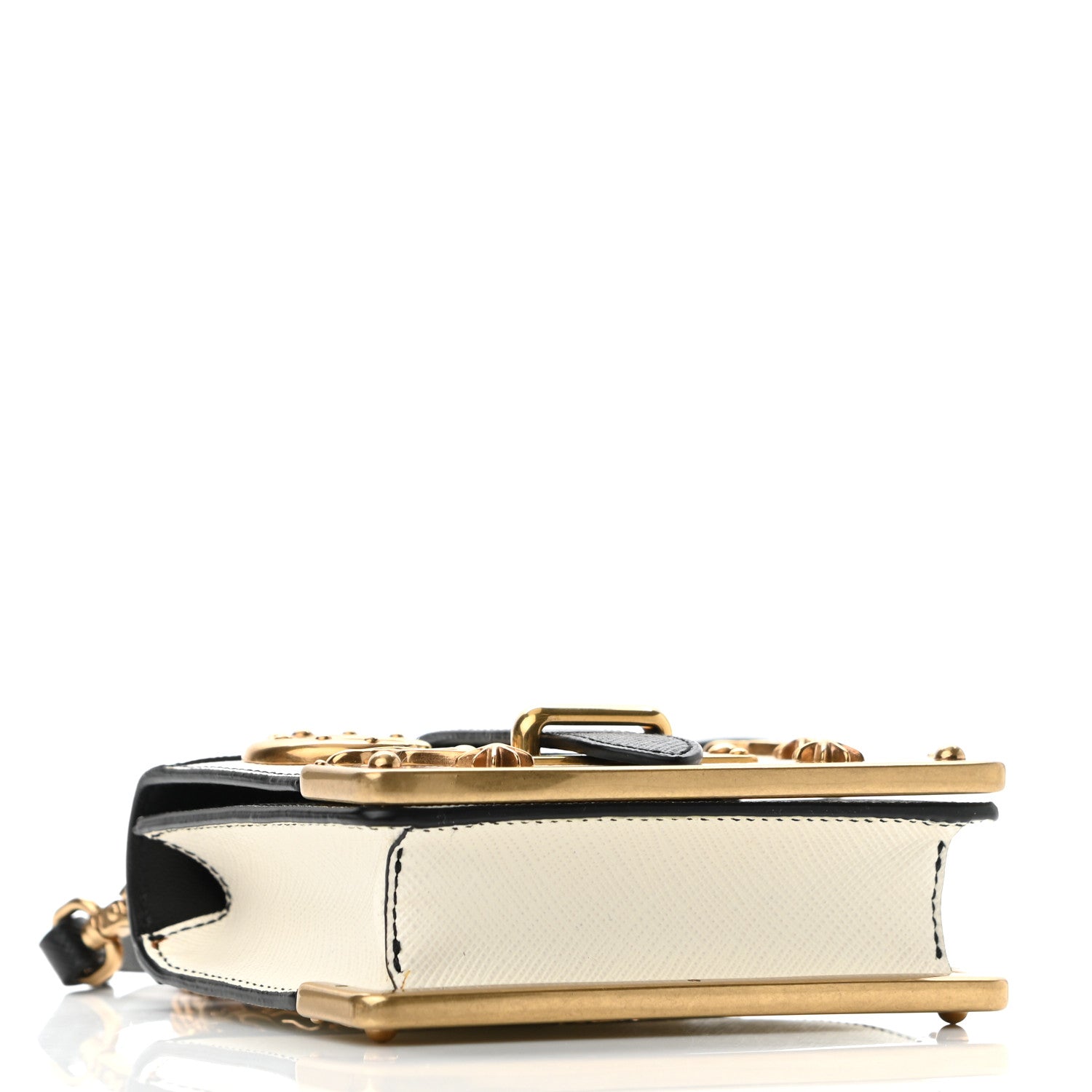 Prada Saffiano Cahier Mini Astrology Bag Talco 4 of 10