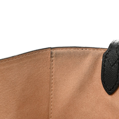 Louis Vuitton Calfskin Lockme Cabas Vanille Black 10 of 14