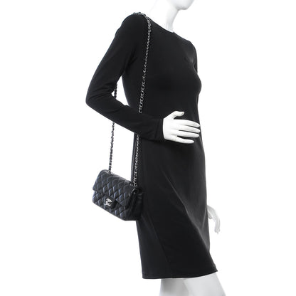 Chanel Lambskin Quilted Mini Rectangular Flap Black 2 of 9