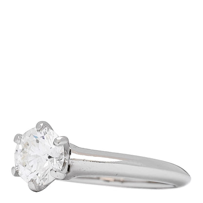 Tiffany Platinum Diamond 1.02ct Solitaire Engagement Ring 48 4.5 3 of 7