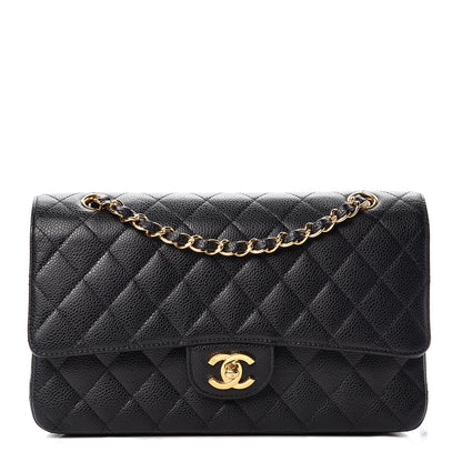 Chanel Caviar Quilted Medium Double Flap Black 1 of 11