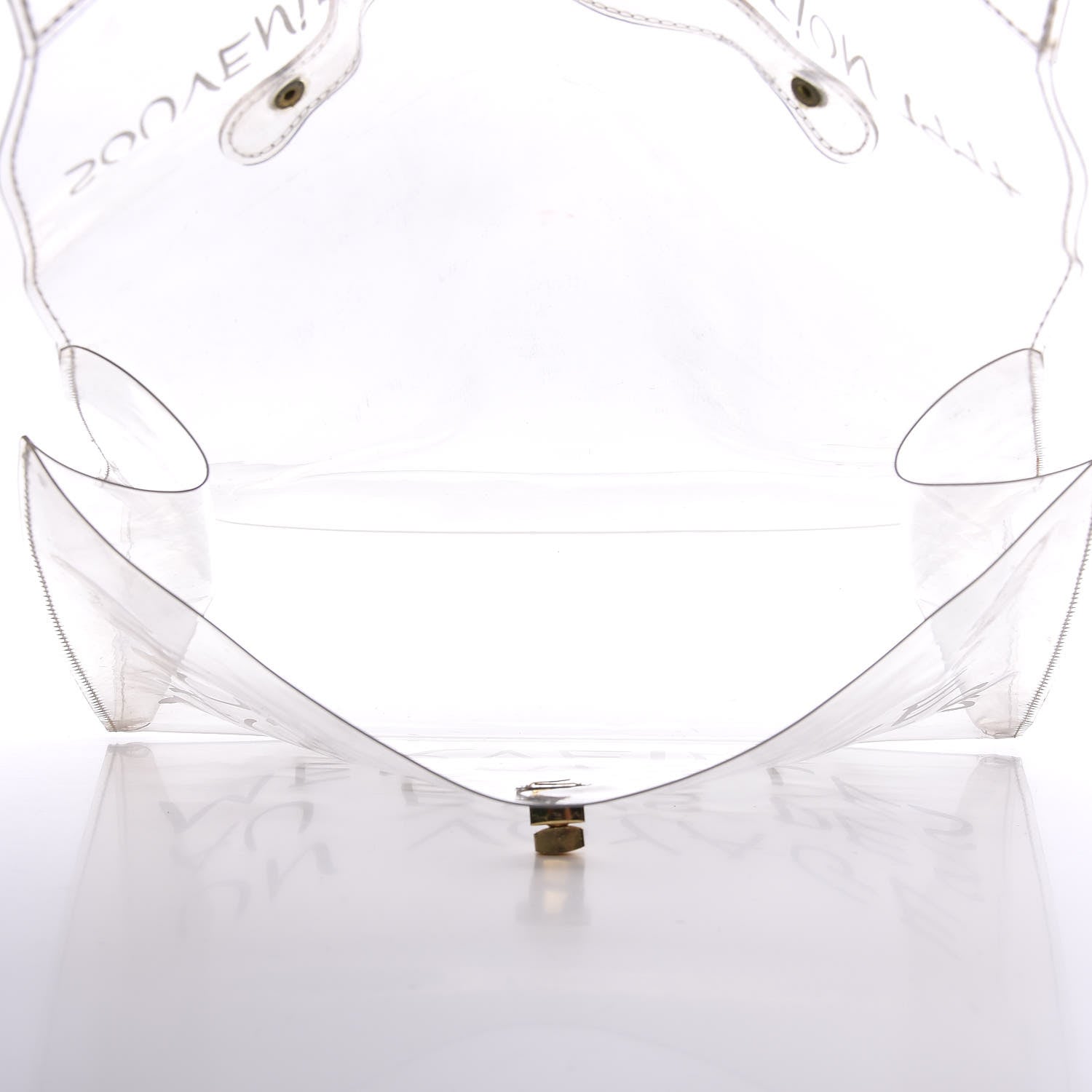 Hermes Vinyl Souvenir De L'Exposition Kelly Transparent 5 of 21