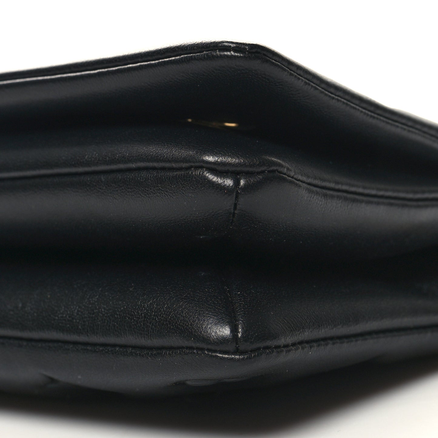Lambskin Embossed Monogram Pochette Coussin Black