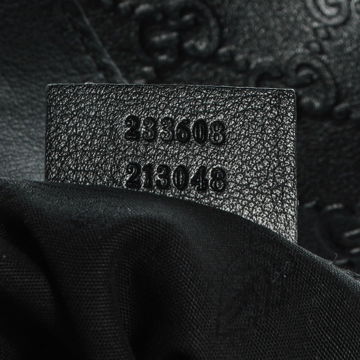 Guccissima New Ladies Web Medium Hobo Black