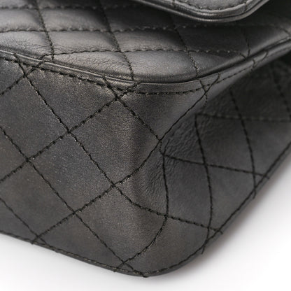 Chanel Metallic Calfskin Quilted 2.55 Reissue 225 Flap Charcoal 9 of 9