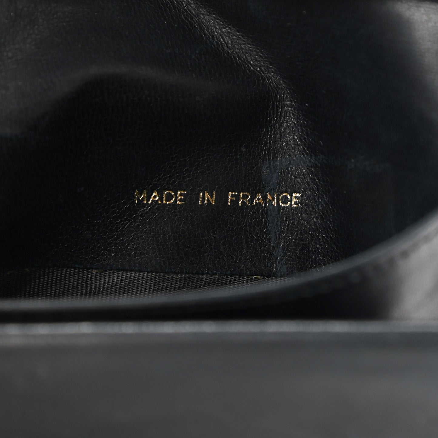 Patent Timeless CC Compact French Wallet Black