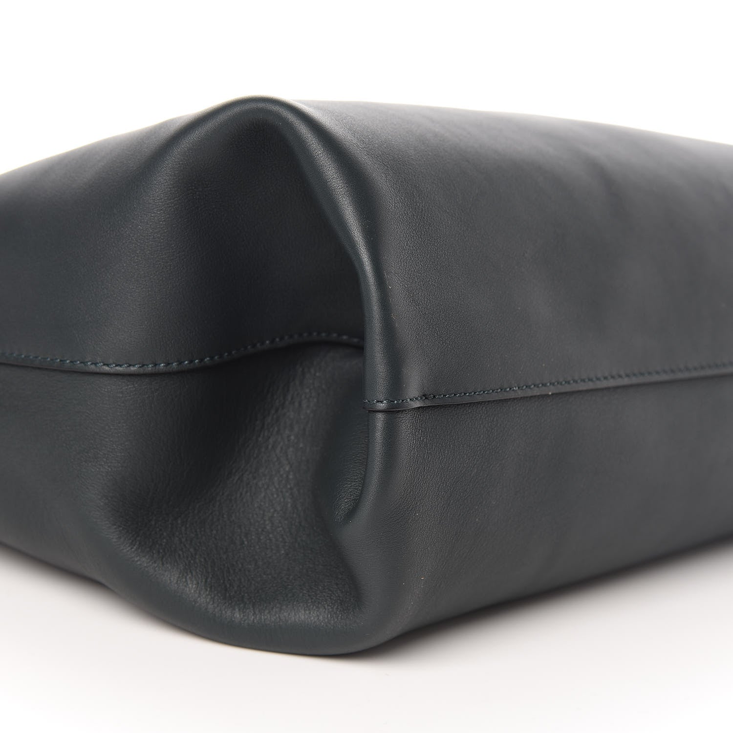 Burberry Calfskin Medium Grommet Detail Tote Dark Emerald 6 of 10