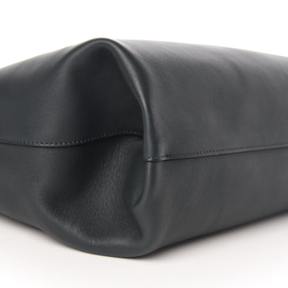 Burberry Calfskin Medium Grommet Detail Tote Dark Emerald 6 of 10