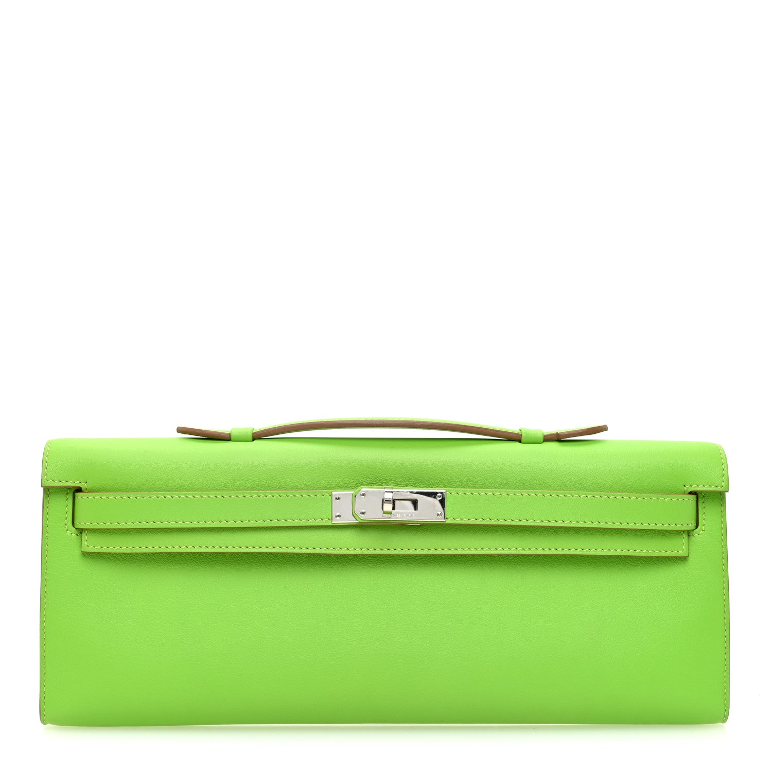 Hermes Swift Kelly Cut Clutch Pochette Kiwi 1 of 7