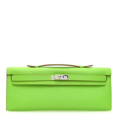 Hermes Swift Kelly Cut Clutch Pochette Kiwi 1 of 7