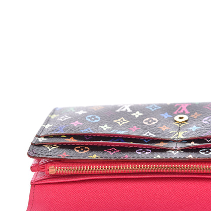 Louis Vuitton Monogram Multicolor Sarah Wallet NM Black Grenade 8 of 8