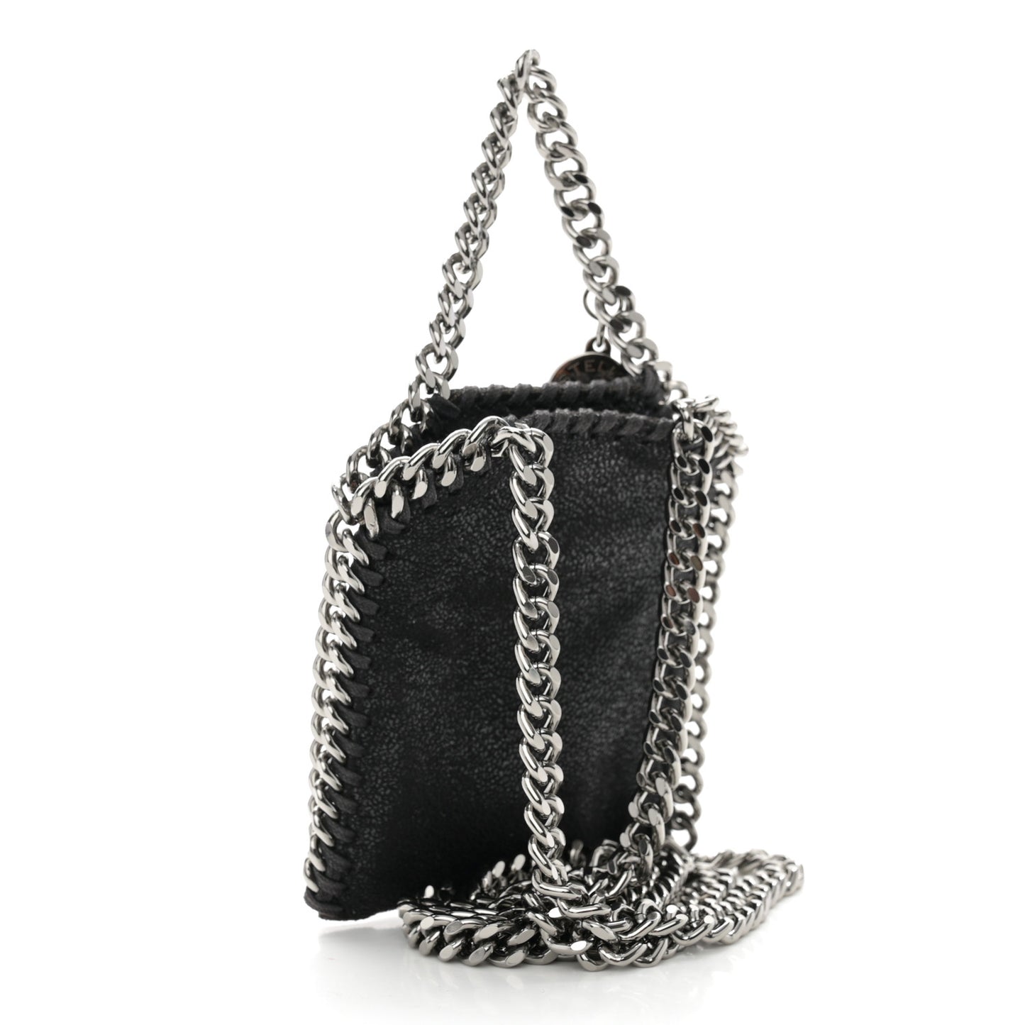 Shaggy Deer Micro Falabella Tote Black