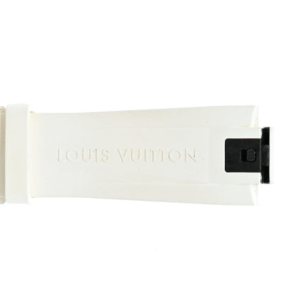 Louis Vuitton Rubber Monogram Tambour Watch Strap White 4 of 4