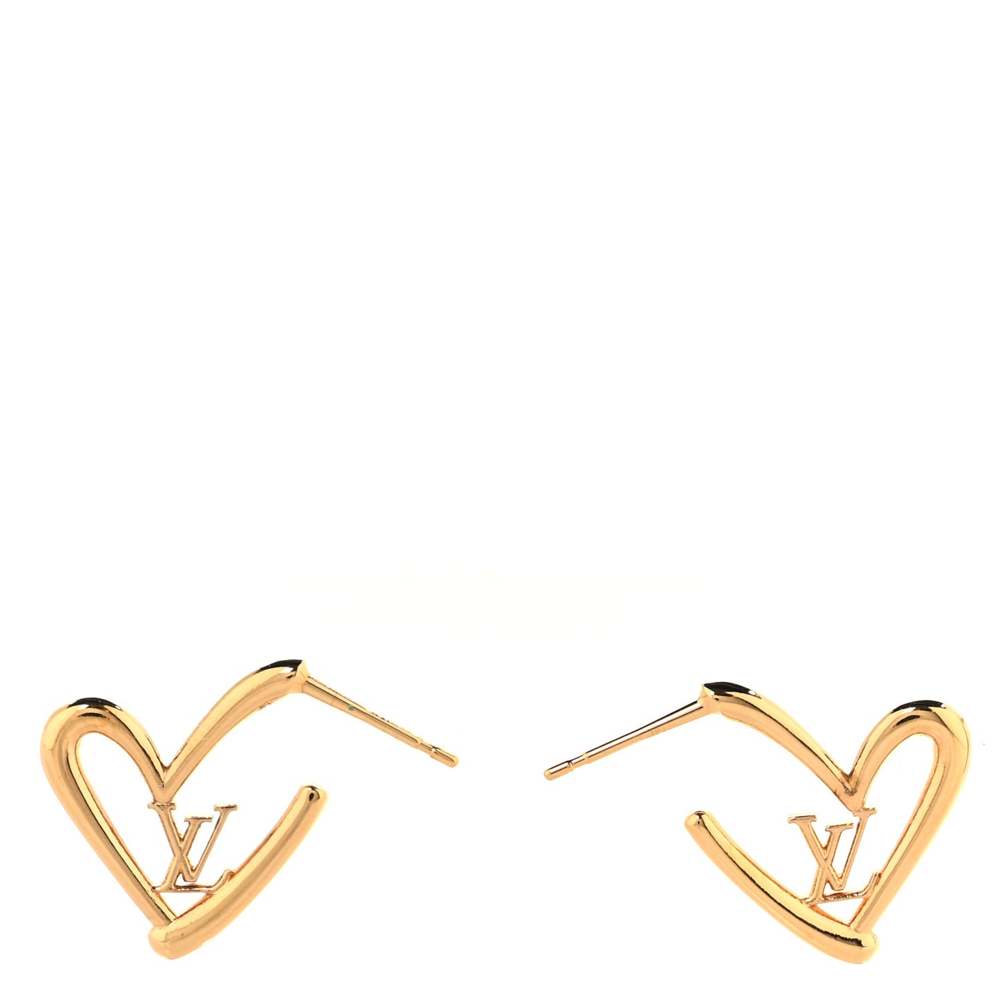 Fall In Love Heart Earrings PM Gold