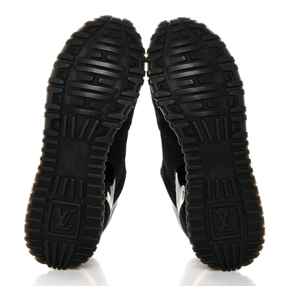 Louis Vuitton Suede Monogram Run Away Sneakers 40 Black 5 of 9