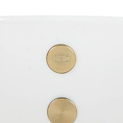 Chanel Resin Gripoix CC Bracelet White 5 of 6