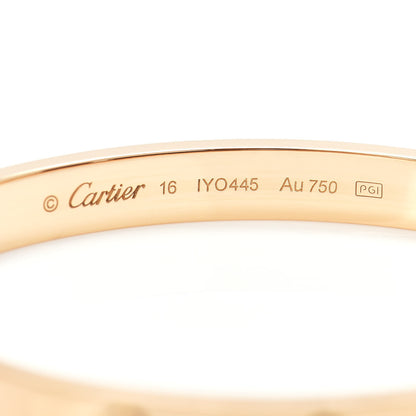 Cartier 18K Yellow Gold LOVE Bracelet 16 4 of 5