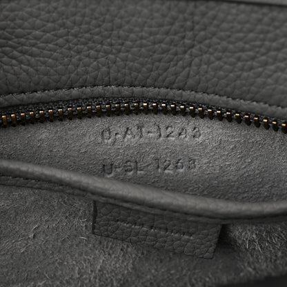 Celine Baby Drummed Calfskin Nano Luggage Kohl 7 of 11