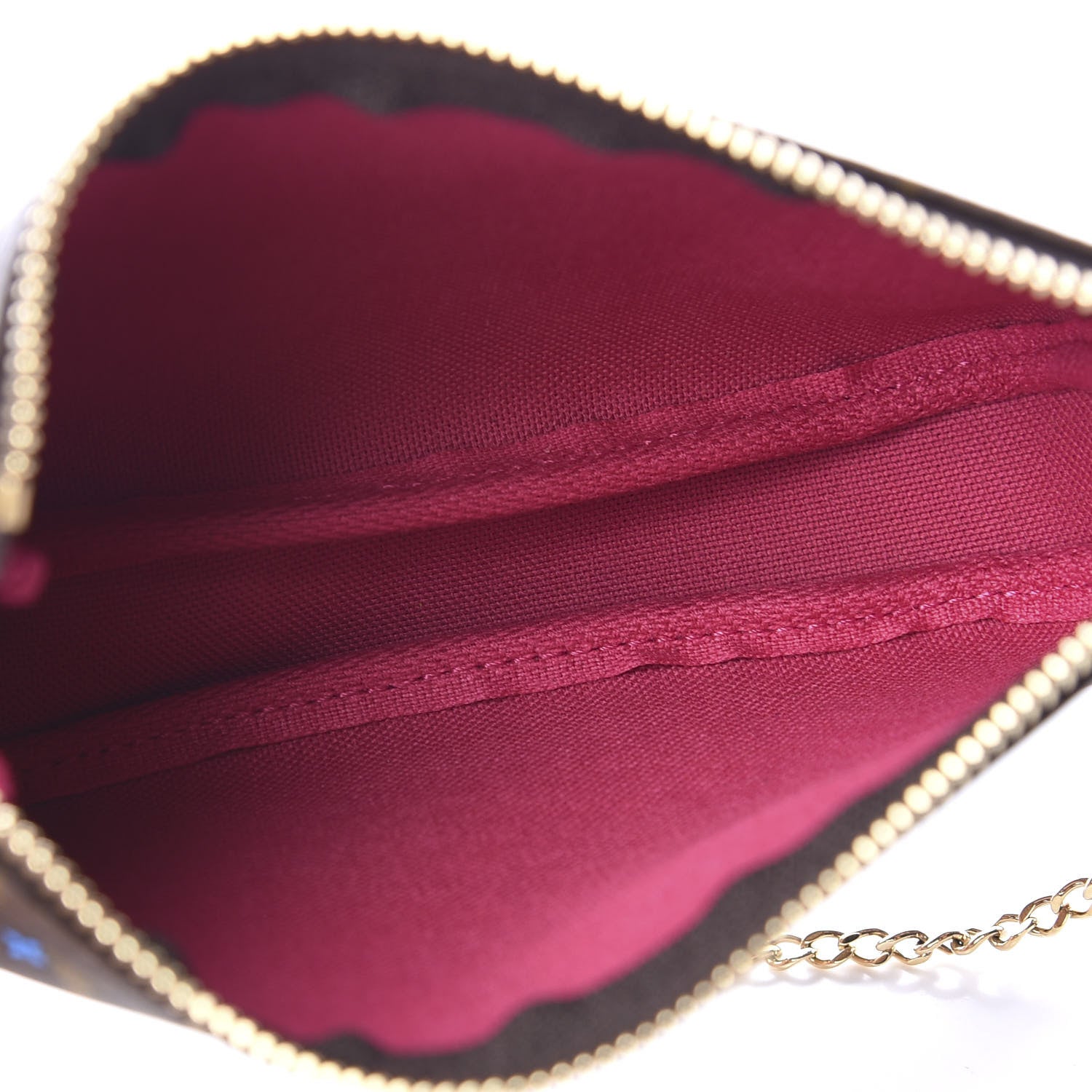 Louis Vuitton Monogram 2020 Christmas Animation Roller Coaster Mini Pochette Accessories Pivoine 4 of 7