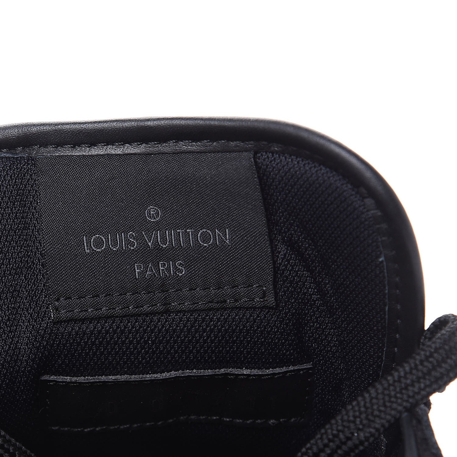 Louis Vuitton Suede Uniform Sneakers 11 Black 7 of 9