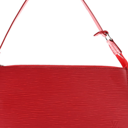 Louis Vuitton Epi Pochette Accessories 24 Castillan Red 8 of 14