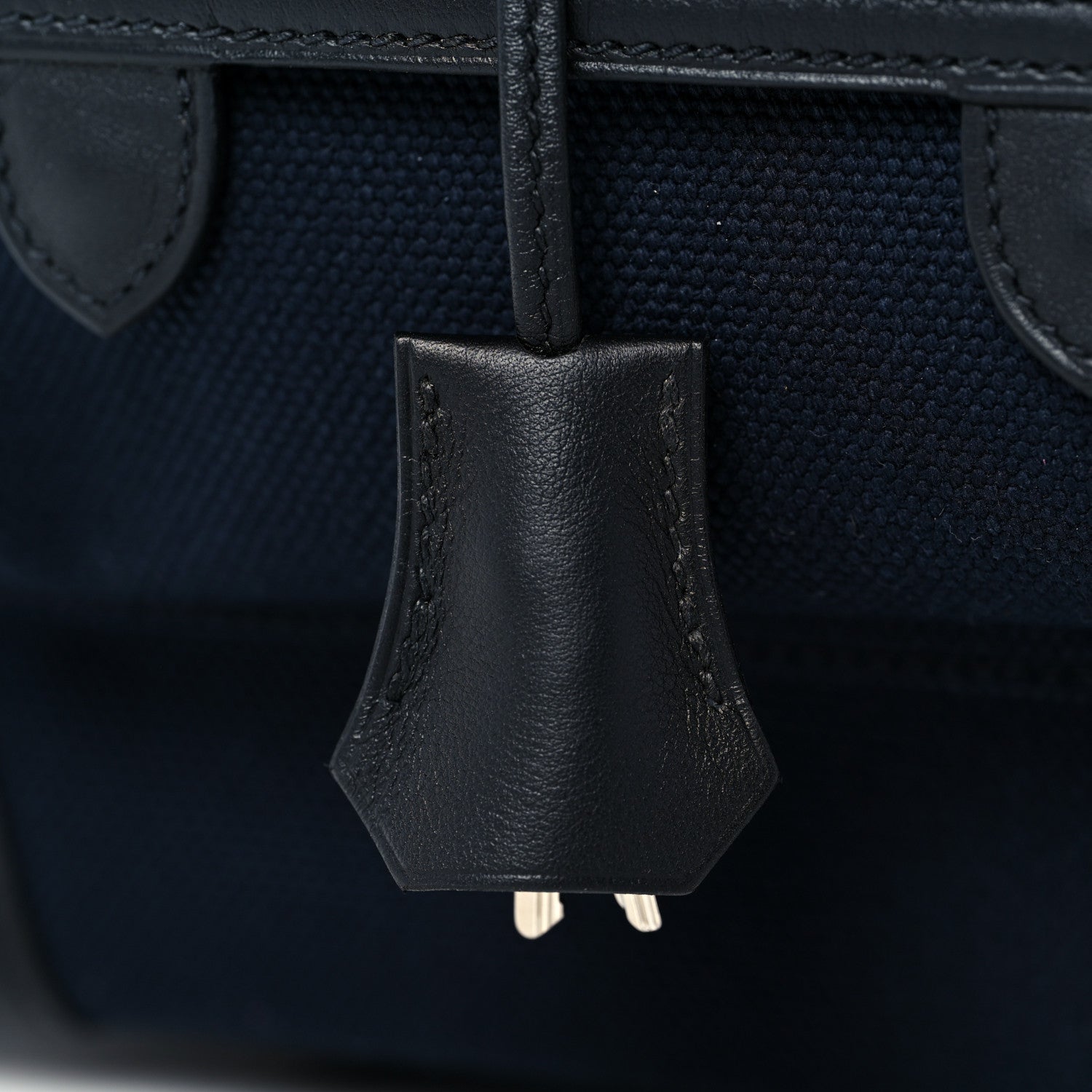Hermes Goeland Toile Swift Cargo Birkin 35 Bleu Marine 31 of 34