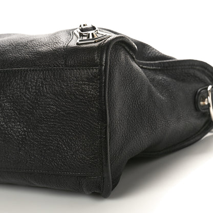 Balenciaga Chevre Silver Metallic Edge Hardware City Black 10 of 13