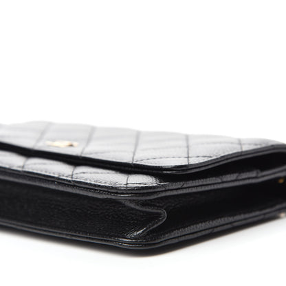 Chanel Caviar Quilted Wallet On Chain WOC Black 7 of 13