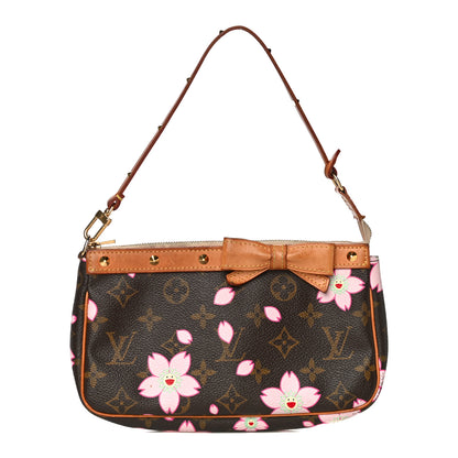 Louis Vuitton Monogram Cherry Blossom Pochette Accessories Brown 1 of 11